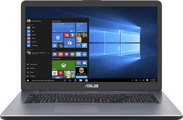  Установка Windows на ноутбук Asus A705UB